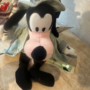 Plush Toy with Black and Pink Accents